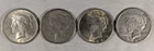 LOT OF 3 1925 P 1 1926 S PEACE SILVER DOLLARS #56