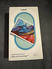 Liene 4X6'' Photo Printer Paper & Cartridge, Cartridge Refill & Photo Paper- 40 