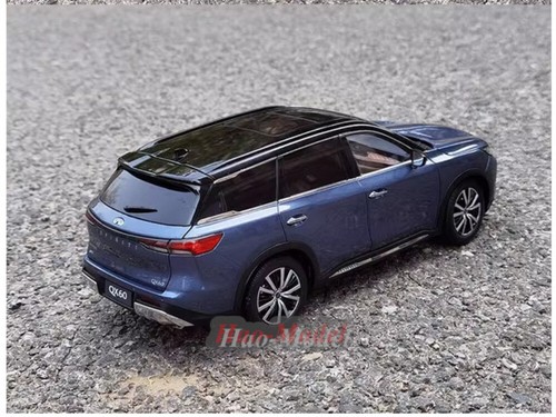 1:18 2022 Infiniti QX60 SUV Diecast Coche Modelo Colección Exhibición Adultos Juguete Azul - Imagen 6 de 9