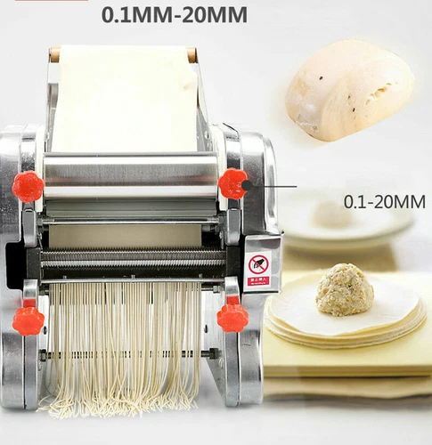 Máquina de fideos de 3/9 mm para hacer piel albóndigas máquina de prensa de pasta eléctrica comercial. - Imagen 20 de 26