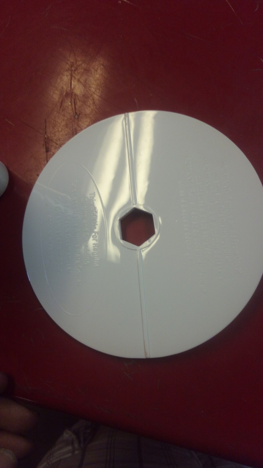 Black & Decker Quick N Easy Plus Food Processor Parts Dishcharge Disc