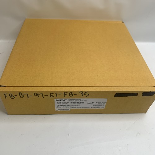 NEC DT900 Series ITK-8LCX-1 Black 8-Button Self-Label IP Telephone BE118969 - Photo 7/12