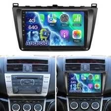For Mazda 6 2007-2012 Carplay Android 13 Car Stereo Radio GPS Navi WIFI 4+64GB
