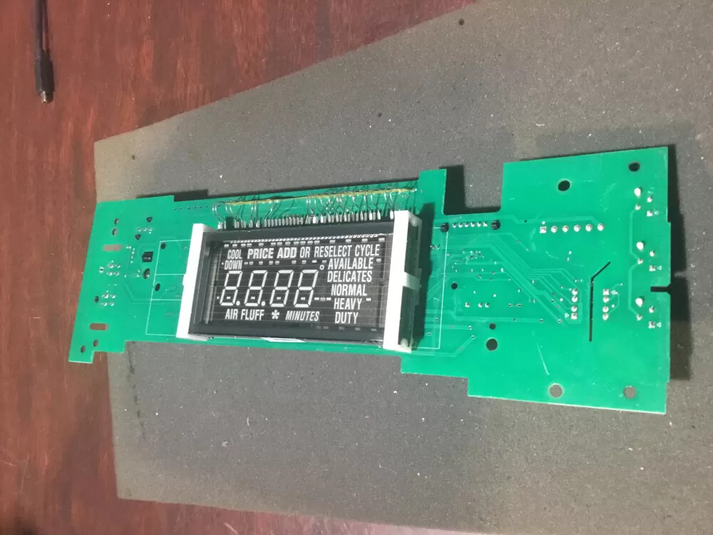 Whirlpool W10852653 Washer Control Board with LCD Display AZ81939 NR871-image