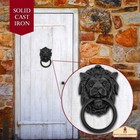 Door Gate Knocker Lion Mouth Handle Pull Home D?cor Accessory Building Hardware — photo 3