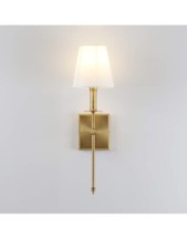 PERMO Single Classic Rustic Industrial Wall Sconce Lighting Fixture w/ Shade