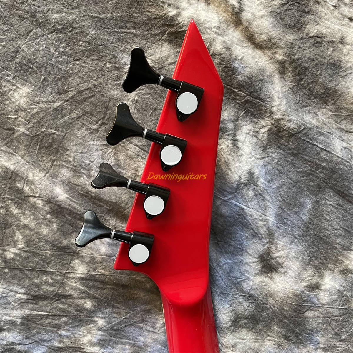 Customized 4 String Arrow V Shape Electric Bass Guitar Black Customized 4 String Arrow V Shape Electric Bass Guitar Black