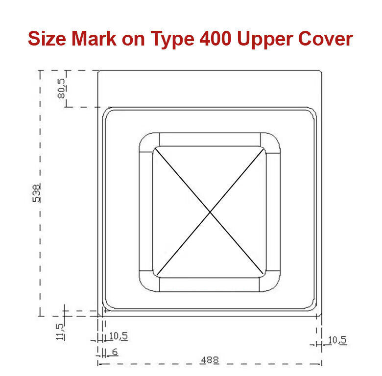Couvercle Acrylique Pour Scelleuse Sous Vide DZ-400 - 488x538 Mm - Neuf
