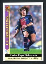 1999-00 Mundicromo Fichas De La Liga Soccer #584 Charles Puyol Rookie Card RC