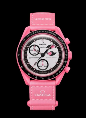 時計 MISSION PINK MOONPHASE SO33P700 OMEGA x swatch Bioceramic MoonSwatch MISSION TO THE PINK