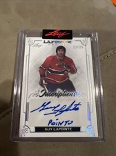 2023 Ultimate Hockey Guy Lapointe Inscription Auto Pointo/25