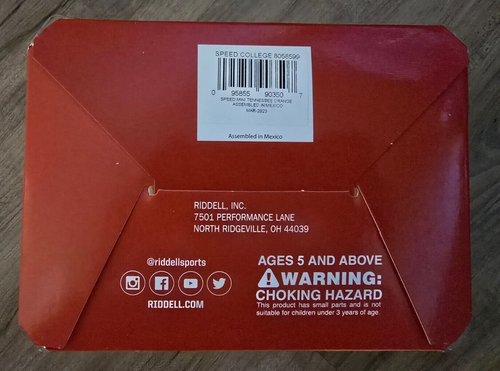 TENNESSEE VOLUNTEERS VOLS SPEED MINI HELMET RIDDELL NCAA ORANGE ALTERNATE NEW - Picture 3 of 6