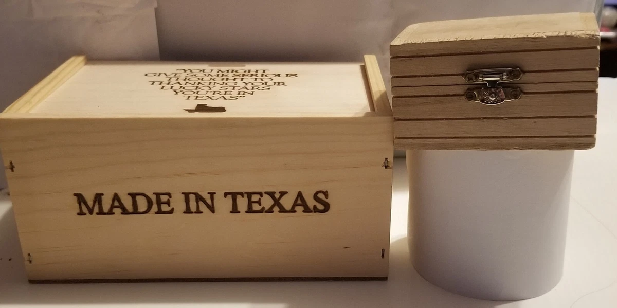 Small wooden box with cheap door