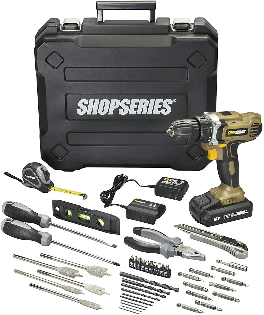 SS2811K.1 Rockwell Shop Series 18V 3 8 inch Drill Driver 42 pc