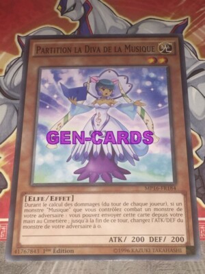 Yu Gi Oh Karte Partitur Die Musikdiva MP16-FR054x3