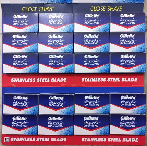 100 x GILLETTE WILKINSON SWORD BLADES Double Edge Razor, 100 Blades Free Ship - Picture 8 of 8