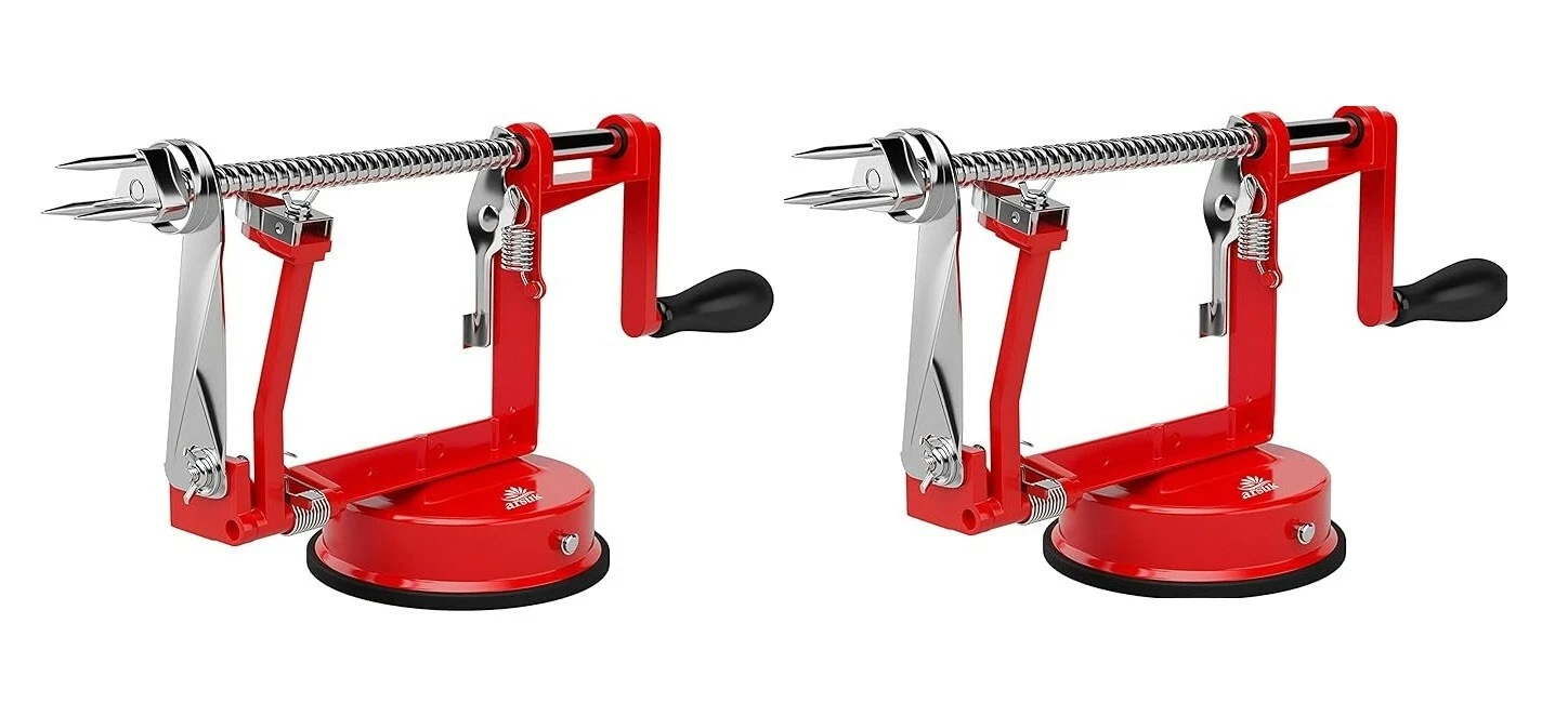 2xARSUK Apple Peeler Slicer Machine Potato Cutter Kitchen Manual Tool 3In 1