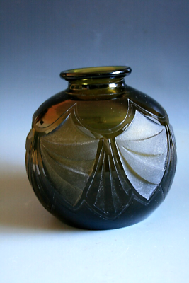 ART DECO LEGRAS ACID ETCHED GLASS VASE - CIRCA 1930 | eBay