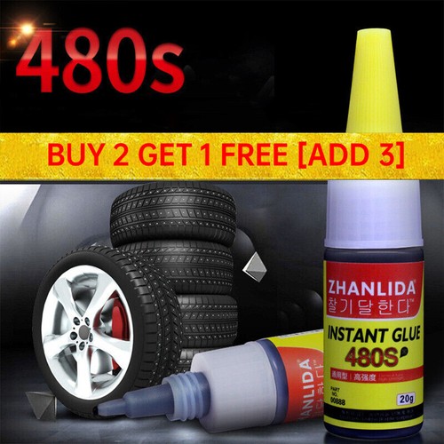 480S Strong Rubber Black Tyre Puncture Repair Glue For Car Automotive