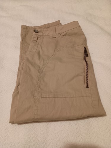 Sonoma Lifestyle Größe 4 hellbraun/khaki mittelhohe Caprihose 30 x 24