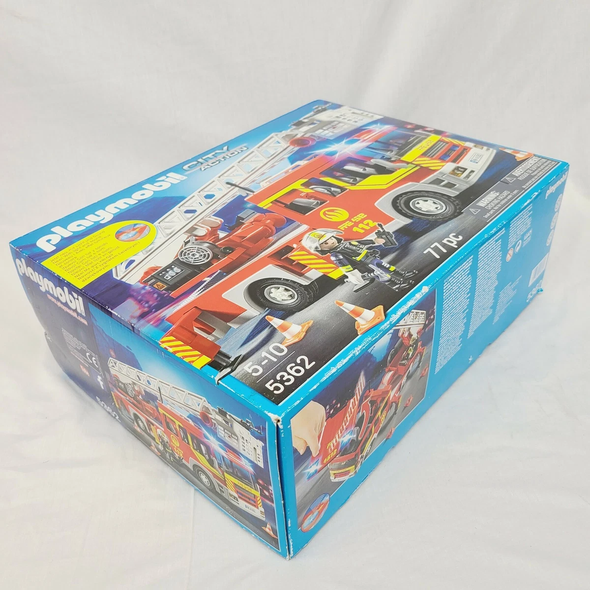 Playmobil 5362 city action ladder unit with lights and sound top