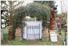 1m von 5 lfdm. Schmiedeeisen Zaun Insel Malchow