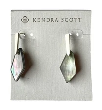 Kendra Scott Gianna Earrings Black Pearl Pearlescent