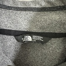 The North Face Jacket Mens L Gray 1/4 Zip Fleece Lined Outdoors Hiking