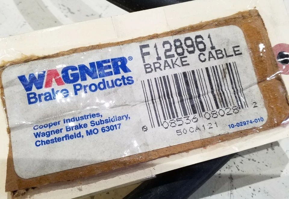 Тормозной трос F128961 Wagner подходит для Pontiac Grand Prix 1988 1989 1990 1991 1992 1993 - Изображение 4 из 4