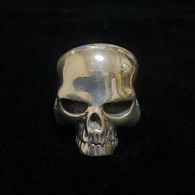 Crazy Pig Large Evil Skull Ring US 7-7.5 K18 Gold | eBay
