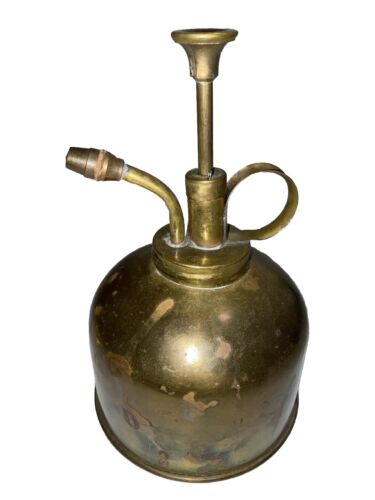 Vintage Pump Can Thumb Spritzer Brass Oil Pump 333 Trademark Hong Kong - Works