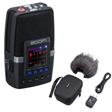 Zoom H2 essential Multi-Mic Handy Recorder ZH2E Bundle w/ APH-2e Accessory Pack