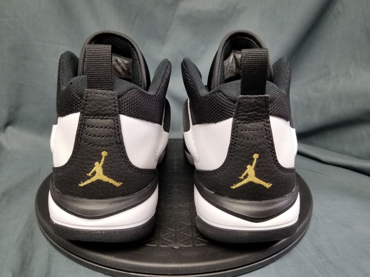 Jordan Stay Loyal 3 Black White Metallic Gold Men's Size 12 NEW NO
