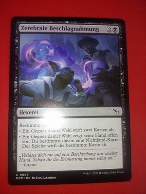 MTG-MAGIC THE GATHERING Zerebrale Beschlagnahmung 2024 Deutsch MKM 0080