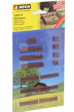 NOCH 33070 - Staccionata da giardino, scala N 1:160 55 cm