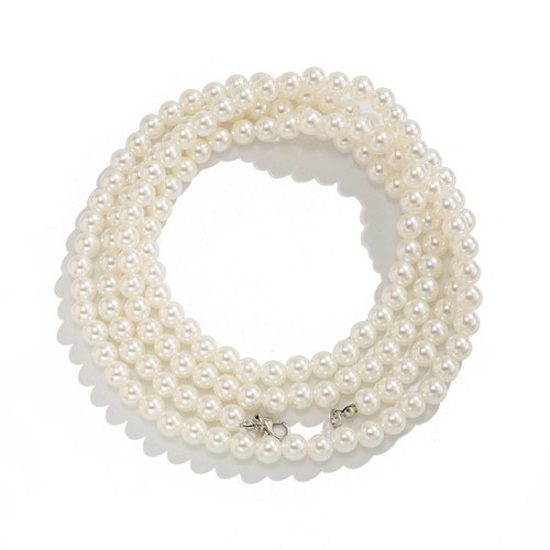 Elegant White Beaded Foot Chain Pants Chain Wedding Jewelry Gifts O6W9 K2Y5 P4C2 - Picture 14 of 14