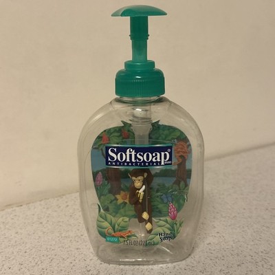Vintage Softsoap Animal EMPTY Soap Dispenser Monkey Inside Bottle Pump Works
