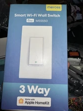 Meross 3 Way Smart Light Switch WiFi Light Switch Support MSS550