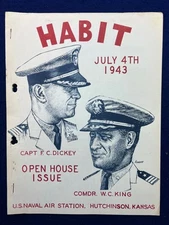 WWII Hutchinson Kansas Naval Air Station Newsletter Prayer Navy WAVES Radio