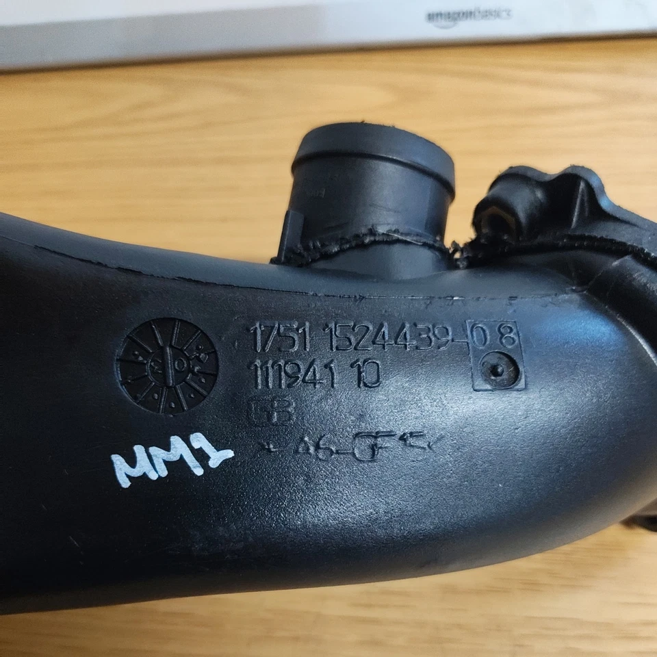 Genuine MINI Cooper  S R52 R53 Supercharger Air Intake Pipe  1524439 - Image 3 of 4