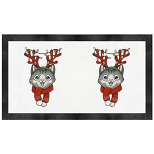 'Christmas Cat' Pet Feeding Mat (PM00009696)