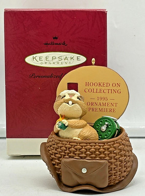 1994 Hallmark  HOOKED ON COLLECTING Beaver Fishing Register to Win Event Exc NIB