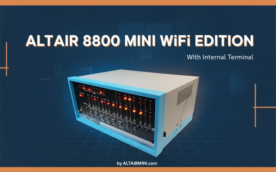 Altair 8800 Mini NEW VERSION! Wifi - Internal Terminal Assembled And Tested