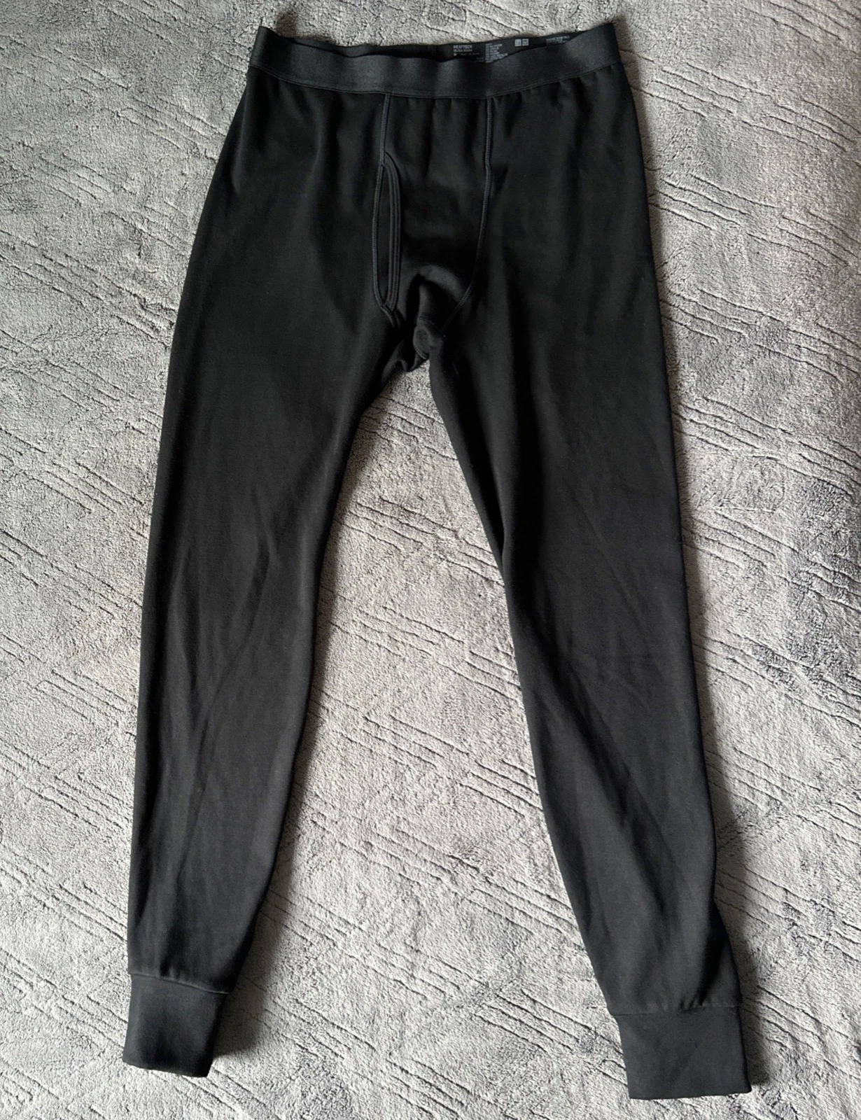UNIQLO Pants Mens Medium Black Heattech Ultra Warm Base Layer Leggings Long John