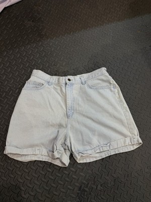  Riders Vintage  Women's Light Blue Denim Mom Shorts Size 18 