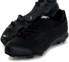 ASICS NEOREVIVE 4 1123A022 001 Black Baseball Cleats shoes size 26cm sports