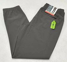 Soybu Men's Woven Jogger Pants, Gray, Size M