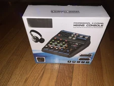 Professional Audio Mixer Sound Board Console System Interface 4 Channel Digital