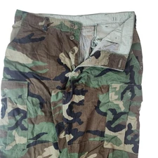 Vintage Propper Pants Mens Medium Short Woodland Camo BDU Combat Cargo USGI 90s