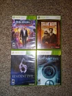 Microsoft Xbox 360 Lot Of 4 Tested Used Dead Rising Resident Evil Silent Hill